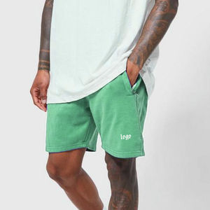 2024 Custom Acid Vintage Wash French Terry <b>Shorts</b> for <b>Men</b> High Quality Solid <b>Pattern</b> Design OEM Service Available - Product Image 4