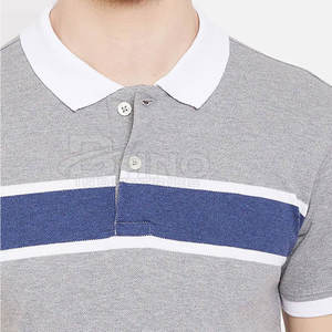 Camiseta de secado rápido para hombre de último diseño, Color sólido para uso al aire libre, hecha de tela de punto de fibra de algodón/Bambú - Product Image 4