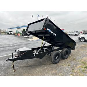 Semi-remorque à benne basculante BWise 6 X 10, nouvelle remorque à benne basculante de 10 000 lb avec porte à éclapement en alliage d'aluminium et en acier - Product Image 4