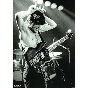 Modern AC/DC <b>Poster</b> of Angus Young Paper Design for Wall Usage - Product Image 1