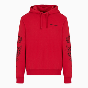 Sudadera personalizada 100% algodón de peso pesado con serigrafía de alta calidad, sudadera con capucha y estampado de hojaldre, ropa deportiva - Product Image 5
