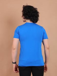 เสื้อยืดแขนครึ่งแขนของผู้ชาย100% ผ้าฝ้ายพรีเมี่ยมลำลองสมาร์ท-ลำลองสวมใส่ในชีวิตประจำวัน260น้ำหนักผ้าแกรม - Product Image 6