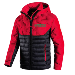 เสื้อแจ็คเก็ตพัฟเฟอร์แขนยาวกันลม รักษาสิ่งแวดล้อม เหมาะสำหรับฤดูหนาว คุณภาพดีเยี่ยม เนื้อผ้าระบายอากาศได้ดี เสื้อคลุมผู้ชายลำลองสำหรับกิจกรรมกลางแจ้ง - Product Image 5