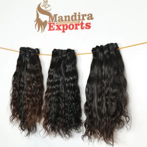 Extensiones de cabello de templo indio virgen 100%, paquetes ondulados rizados naturales Remy de la mejor calidad, estilos sueltos de ondas profundas, ondas súper onduladas - Product Image 2