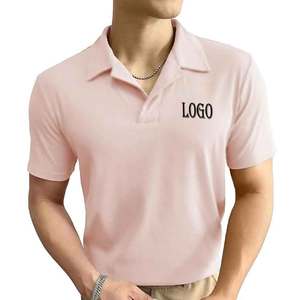 Polo avec logo personnalisé Édition rose Signature Style Polo Collection de logos roses T-shirt polo conique Design personnalisé - Product Image 2