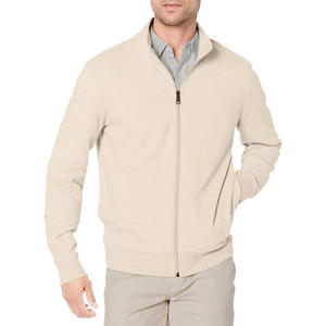 2026 New Lt Customizable logo Hot-selling <b>Men's</b> Sweater <b>Zipper</b> Stand Collar Knitted Sweater Jacket <b>Men's</b> Solid Color <b>Cardigan</b> - Product Image 4