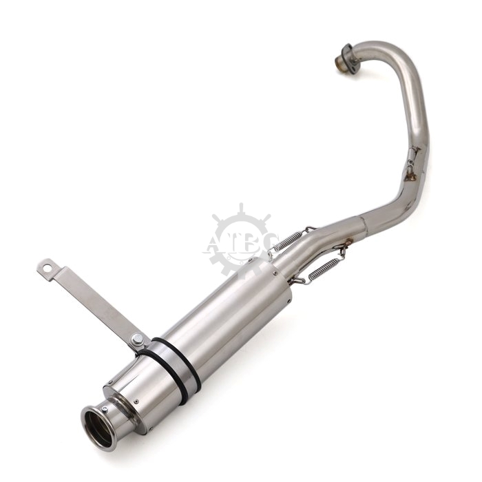 Đối với Honda siêu cub 50 đường phố lên Muffler thép không gỉ Cab xe mới đầy đủ xả Honda tùy chỉnh bên ngoài lên Muffler tùy chỉnh các bộ phận