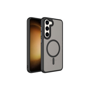 Funda de Silicona Delgada Compatible con Magsafe, Carga Inalámbrica, Parte Trasera Mate, para Samsung Galaxy S23 Plus Translúcido A55 - Product Image 1