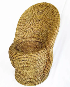 Sillón cómodo de caña de bambú artesanal de lujo, sillón de ratán de bambú Natural para exteriores, silla de salón para sala de estar, balcón, silla de jardín - Product Image 3