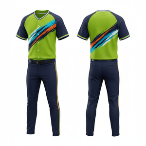 Uniforme de baseball à impression numérique pour le jour du match 2026, maille personnalisée ultra douce et respirante, 100% polyester, édition d'équipe unisexe, vente en gros - Product Image 6