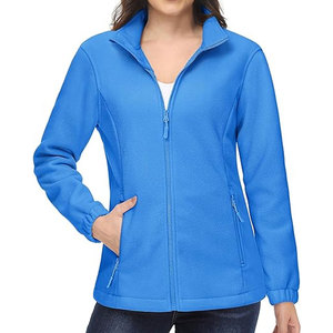Veste en polaire légère pour femmes, à fermeture éclair intégrale, douce et chaude, à manches longues, avec poches, pour l'hiver, vente en gros - Product Image 6