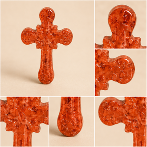 Cruz Tallada en Piedra Preciosa, Figura Religiosa de Cristal Natural para Decoración del Hogar Cristiano, Espacio de Meditación <span class=keywords><strong>y</strong></span> Regalo Significativo - Product Image 5