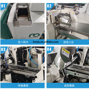 Factory Directly Sales Ice Cream Paper Cone Sleeve Forming <strong>Machine</strong> <strong>Disposable</strong> Paper Cup Cone Sleeve <strong>Machine</strong> for Ice Cream - Product Image 4