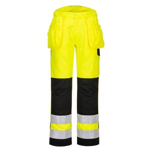 Pantalones de Seguridad Reflectantes de Alta Visibilidad para Hombre, Ropa de Trabajo para Exteriores, con Bolsillos, 100% Algodón, Certificación CE, Logotipo Personalizado, Servicio OEM - Product Image 4