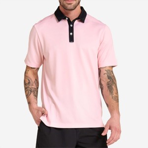 "Polo de golf para hombre con paneles de malla-Transpirable y fresco-Ideal para condiciones cálidas y húmedas" - Product Image 2