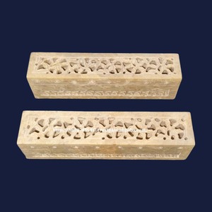 Nueva colección Premium especial, producto superior, caja de tallado de esteatita con uso pulido Natural para almacenamiento de joyas, artículo de embalaje de regalo - Product Image 6
