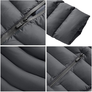 Dernière Conception Faite sur commande Votre Propre Conception Lumière Poids Hommes À Capuche Puffer Veste Lavable Complet Manches Hommes Down Puffer Veste - Product Image 5