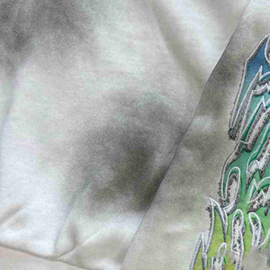 เสื้อมีฮู้ดสามซิปสำหรับผู้ชายขนาดใหญ่พิเศษเสื้อล้างกรดเฮฟวี่เวทแบบกำหนดเอง - Product Image 6