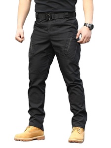 กางเกงวิ่งคาร์โก้ผู้ชายกันน้ำกลางแจ้งยืดได้สำหรับการเดินป่าล่าสัตว์ลำลองหลาย-พนังกระเป๋าบวก Size2026สูงตรง - Product Image 6