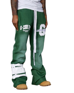 <b>Men's</b> Distress <b>Embroider</b> Sweatpants Heavyweight <b>Jeans</b> Patches <b>Embroider</b> Trouser <b>Men</b> Breathable Sun Faded Sweat Pants <b>Mens</b> - Product Image 5