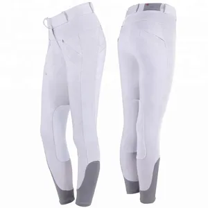 Custom Men's Horse Riding Breeches Silicon <b>Knee</b> <b>Patch</b> Nylon Material Shin Guard Sports Compression Protection Leg Guards Warmers - Product Image 6