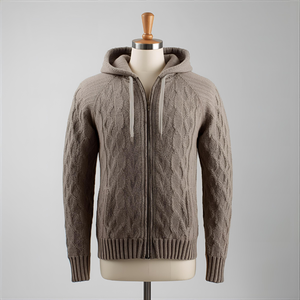 เสื้อมีฮู้ดผ้าคอตตอนเนื้อนุ่มแบบรูดซิปแบบสวมหัวซิปแบบเต็มรูปแบบออกแบบได้ตามต้องการมีตัวเลือกแบบส่วนตัวเทคนิคการซัก - Product Image 5