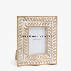 Cadre photo en bois fabriqué à la main avec un design texturé Cadre rustique ou vintage unique pour un encadrement en métal mémorable - Product Image 5