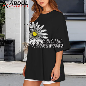 Camiseta Holgada de Gran Tamaño para Mujer, Camiseta Informal de Algodón Cómoda, Ropa de Calle de Moda, Camiseta Holgada de Gran Tamaño para Mujer - Product Image 4