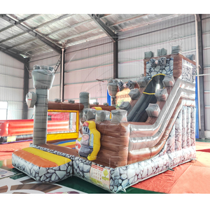 Commercial <b>Inflatable</b> Knight Bouncy Castle Bounce <b>House</b> Slide Heavy Duty PVC Outdoor Party Jumping Bed Bouncer - Product Image 4