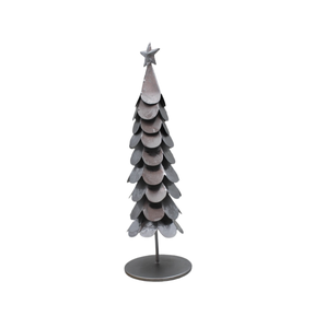 Violet Pink Iron X-Mas Tree Decoración navideña personalizable para mesa y suministros para fiestas en casa hechos de arcilla polimérica - Product Image 6