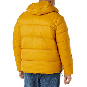 Doudoune matelassée noire de haute qualité pour hommes pour manteau à bulles respirant pour l'hiver froid avec caractéristique de taille supérieure - Product Image 5