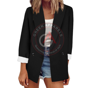 Meilleures ventes Dernière mode grande taille femmes manteau décontracté vêtements élégants nouvelles femmes doux Slim Fit impression personnalisée - Product Image 6