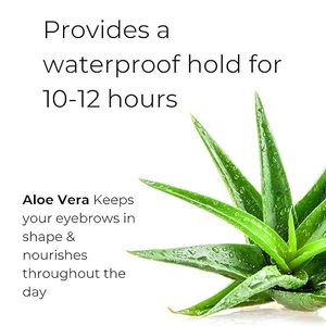 Lápiz de cejas de Micro precisión resistente al agua y a prueba de manchas Acabado mineral natural de larga duración Aplicación de un deslizamiento Marrón - Product Image 2