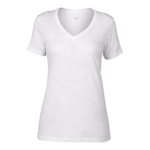 T-shirt en coton pour femme en gros, personnalisable avec logo, fabricant OEM de t-shirts unis en vrac, fournisseur de chemises décontractées d'été de haute qualité - Product Image 5