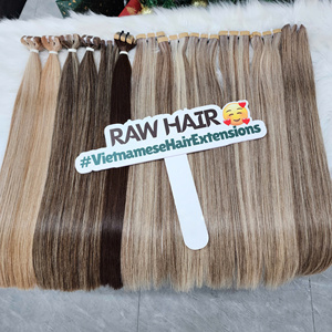 Extensions à bandes 100% cheveux humains en gros, 16-32 pouces, 12A Blond Vierge Plus, Lisse Extrême, Cheveux Bruts du Vietnam, Super Double - Product Image 1