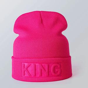 Venta caliente logotipo personalizado gorros de punto de invierno con puño de pompón de piel sintética Cómodo viaje apropiado nueva llegada - Product Image 1