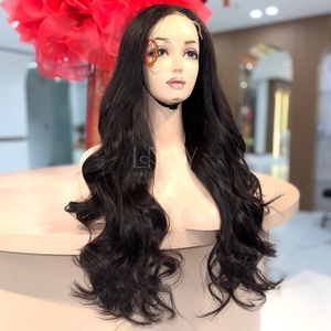 Peluca de Cabello Humano Vietnamita 100% Natural de Alta Calidad, Pelucas con Frente de Encaje, Cabello Ondulado - Product Image 1