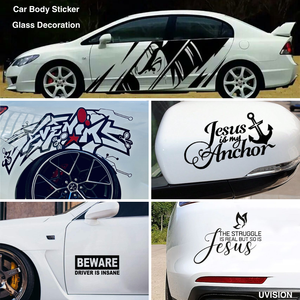 Calcomanía de Vinilo Impresa con UV Personalizada para Decoración de Autos y Ventanas de Vidrio - Product Image 4