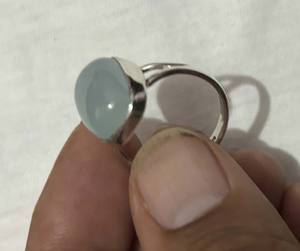 <b>Crafted</b> By Hand Sterling Silver Rings New Style Round Shape Carnelian <b>Gem</b> 10X12MM Jewelry For Anniversary Gift Women For Her - Product Image 3