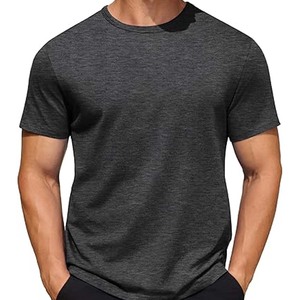 Camisetas de sublimación de poliéster en blanco-Camisetas de sublimación de manga corta con cuello redondo en blanco - Product Image 2