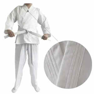 Traje de Karate Personalizado de Alta Calidad para Adultos, Uniforme de Artes Marciales Liso, Elástico, para Boxeo, Jiu Jitsu Brasileño, Poliéster/Rayón - Product Image 1
