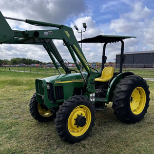 Tractor agrícola original John Deere 5105 usado en buen estado con cargador frontal. Tractor John Deere 5105 4x4 disponible en stock. - Product Image 1