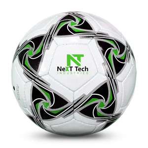 Ballon de football d'entraînement Next Tech Industries en matériau PU pour l'entraînement avec design personnalisé et logo personnalisé - Product Image 4