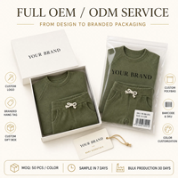 Ensemble de vêtements côtelés pour bébé d'automne, ensemble côtelé en coton biologique pour bébé, pyjamas pour enfants, tenue pour bébé