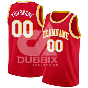Camisetas de Baloncesto Retro para Hombre, Camisetas sin Mangas 100% Poliéster de Secado Rápido, Transpirables, con Logotipo Personalizado, Uniformes de Sublimación - Product Image 1