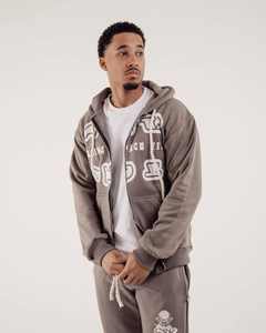 ชุดวอร์ม2ชิ้นเสื้อฮู้ดแบบมีซิปสามารถซักได้พร้อมพิมพ์พัฟ - Product Image 6