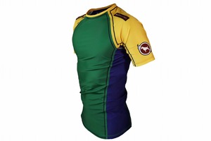Nueva llegada de las camisas de manga larga de los hombres Upf 50 Custom Uv protección de pesca Camisas Fitness Wear Rash Guards en venta alta - Product Image 2