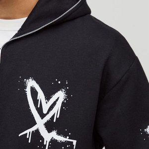 Vente en gros de sweats à capuche décontractés avec logo personnalisé pour hommes sweats à capuche d'hiver respirants et écologiques Streetwear sweats à capuche imprimés décontractés pour hommes - Product Image 6