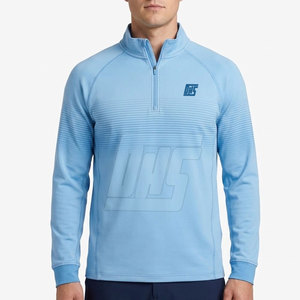 Premium <b>Men</b> Quarter Zip Athletic <b>Pullover</b> Breathable Long Sleeve Sports Training Running Gym Fitness Outdoor Performance <b>Jacket</b> - Product Image 3