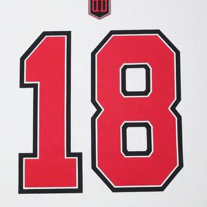 OEM Vente en gros 100% Polyester Manches courtes Respirant Imprimé Haute qualité Maillot de football américain Logo personnalisé Été - Product Image 6